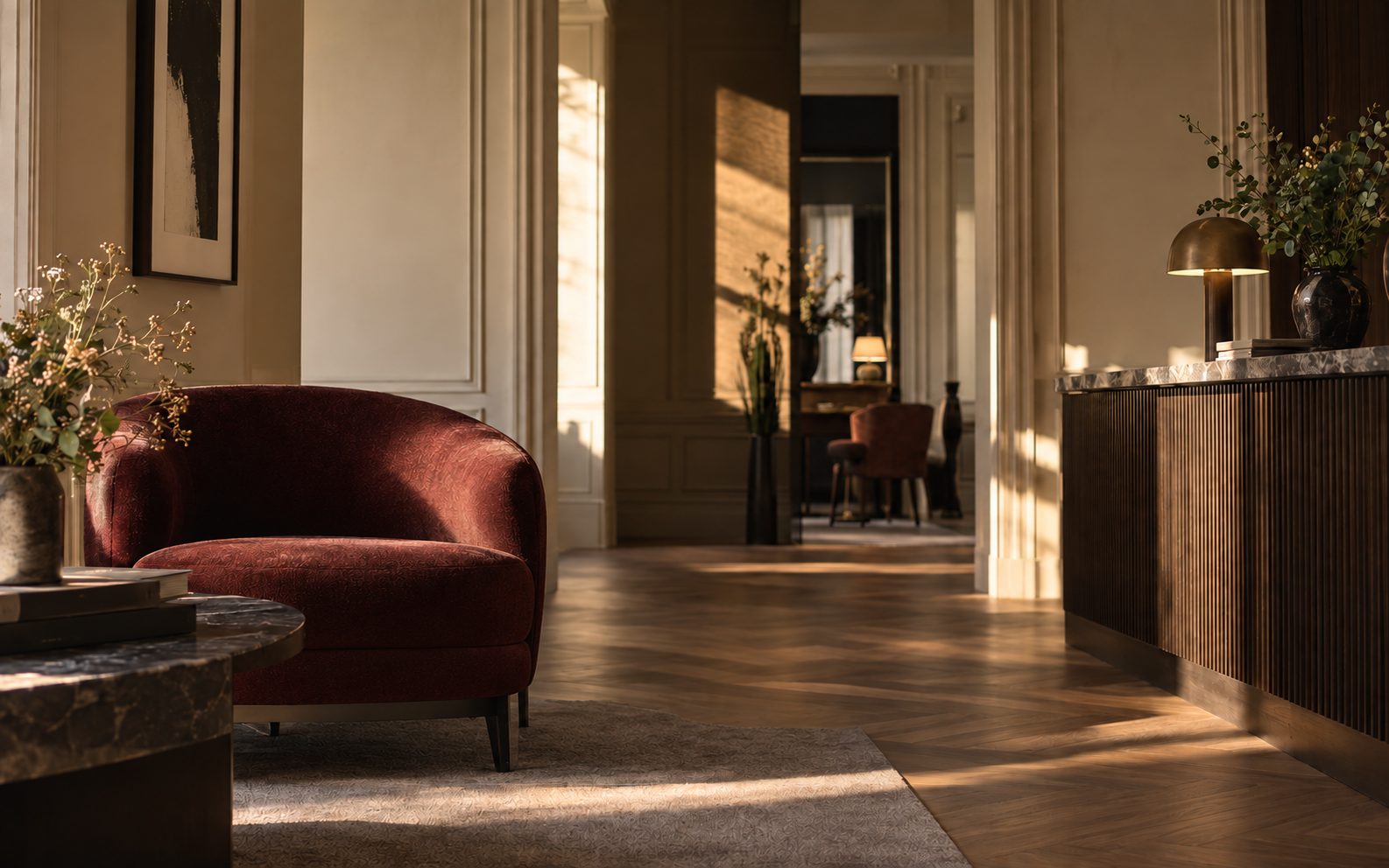 Visuel d’ambiance hôtelier conceptuel et non contractuel pour Hôtel Pub Vauban